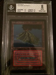 Volcanic Island - Beta - BGS 8 (9.5, 8.5, 7.5, 8.5) MTG Magic